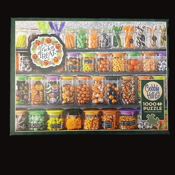 Cobble Hill Trick or Treat Jigsaw Puzzle, 1000 Pieces - Picture 1 of 3